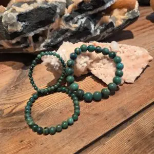 Kogel armband Afrikaanse Jade 4 mm
