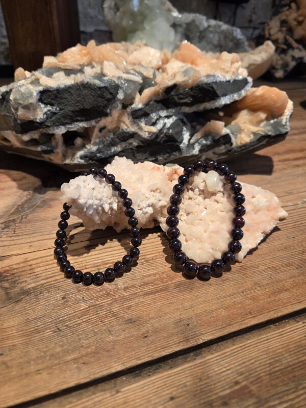 Kogel armband Granaat 4 mm