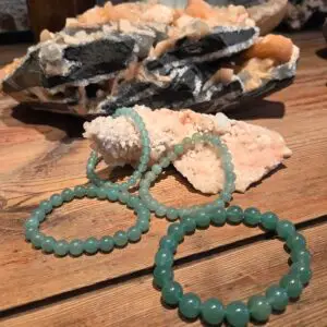 Kogel armband Groene Aventurijn 8 mm